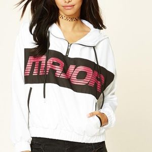 Forever 21 Major Graphic Windbreaker